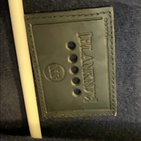 Blank NYC navy/black wool jacket - Picture 4 of 4